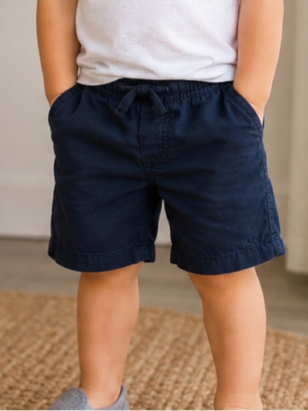 Carter’s Boys 3T Navy Pull-On Shorts Elastic Waist Drawstring